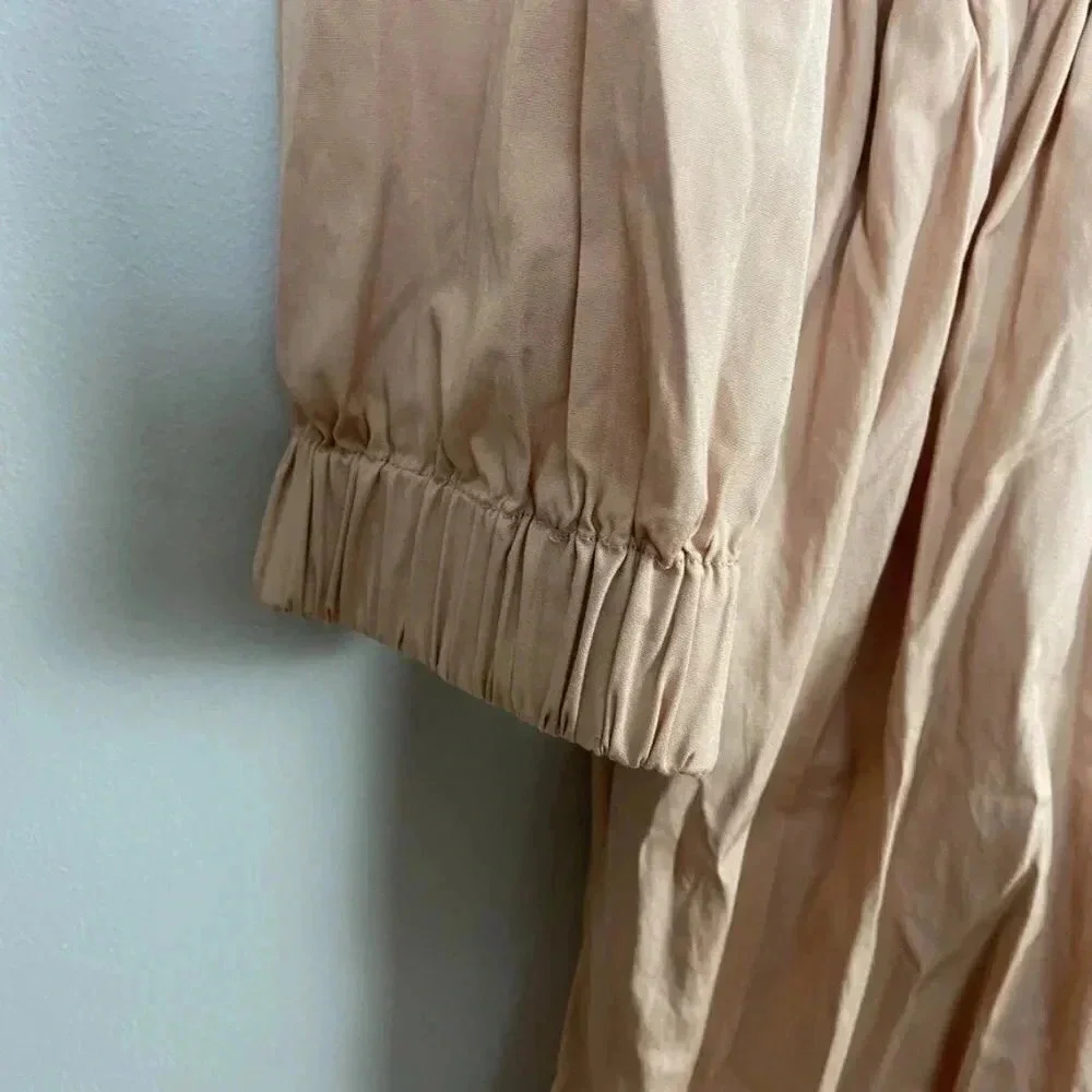 J. Crew Cinched Waist Poplin Dress
